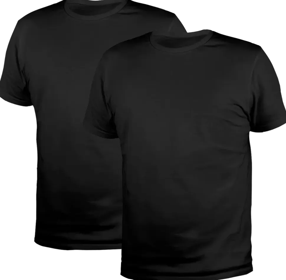 T-shirt svart 2-pack