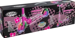 Tvåhjulig sparkcykel – Rosa
