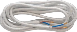 Tygkabel vit 5 m