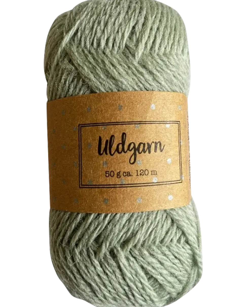 Ullgarn 50 g grågrön
