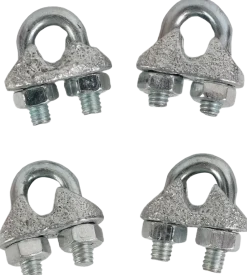 Vajerlås 5 mm 4-pack