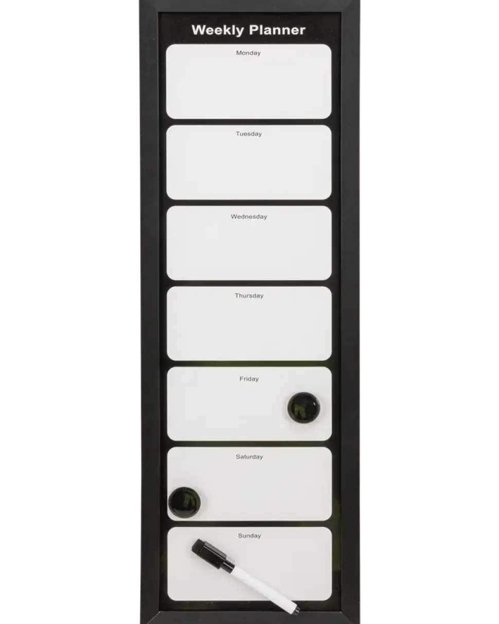 Veckoplanerare Whiteboard 60 x 20 cm