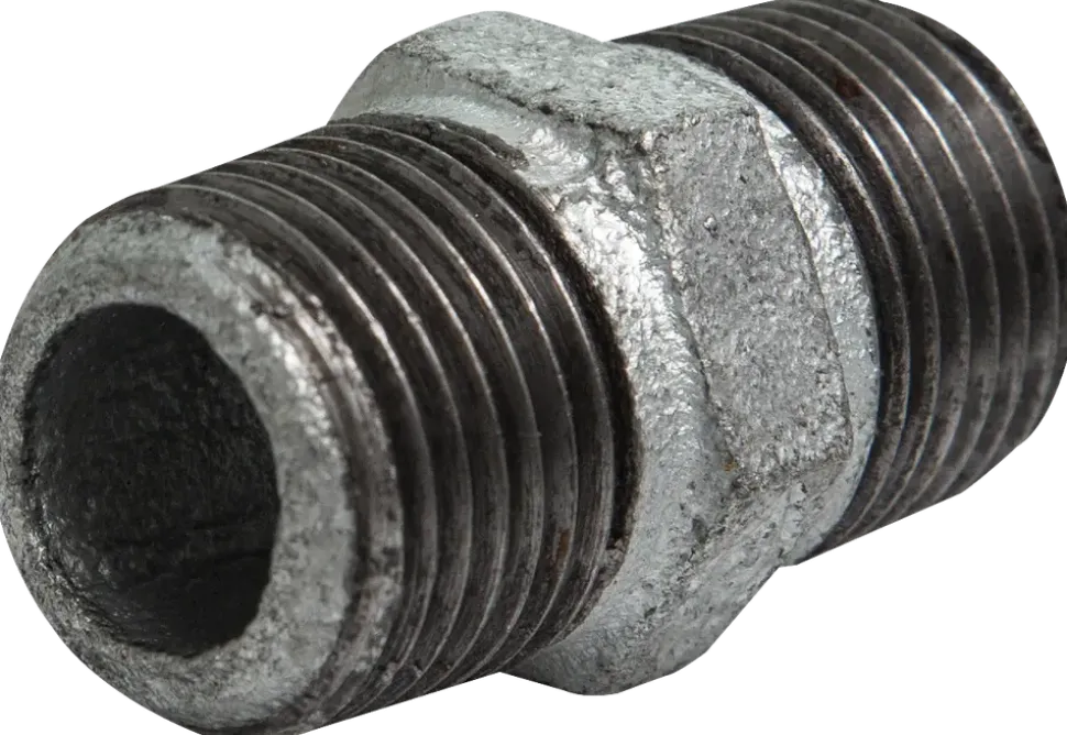 Övergångsnippel 1/2" - galvaniserad