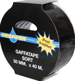Vävtejp svart 50mm x 40 meter