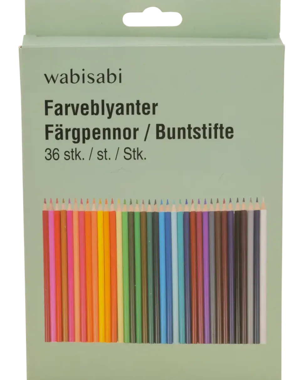 Wabisabi färgpennor – 36 st.