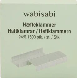 Wabisabi Häftklammer 24/6 – 1500 st.