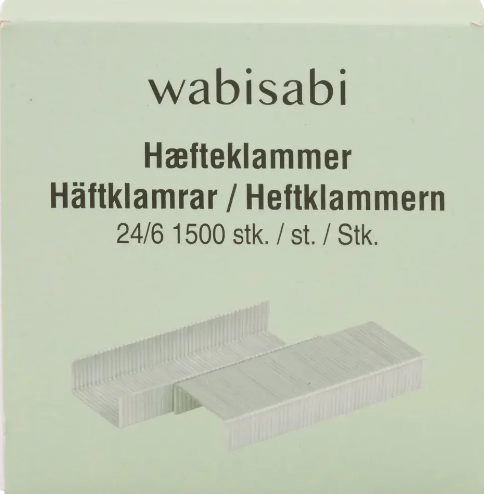 Wabisabi Häftklammer 24/6 – 1500 st.