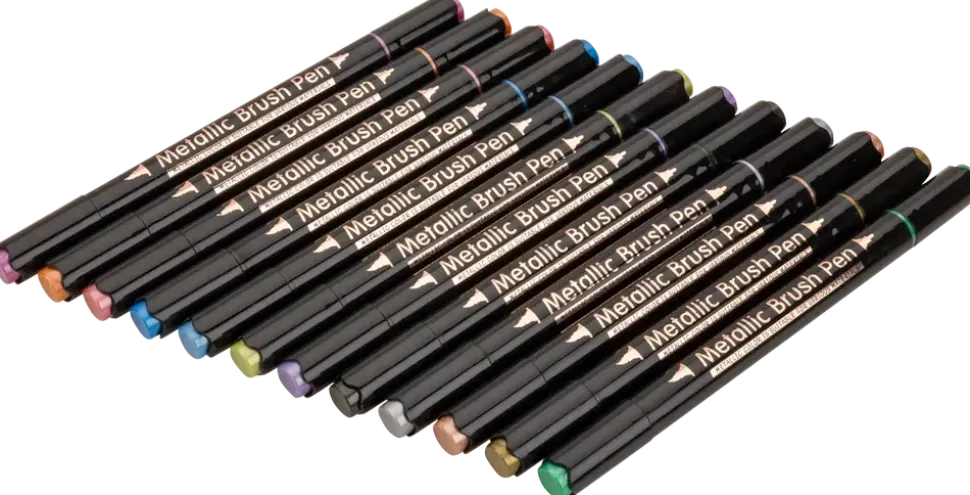 Wabisabi Metallic Brushpen Duo - 12-pack