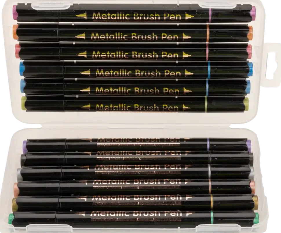 Wabisabi Metallic Brushpen Duo - 12-pack