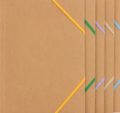 Wabisabi Snoddmapp A4 naturfärgad – 5-pack