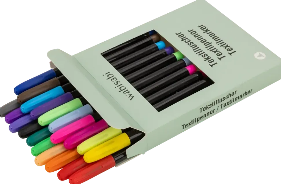 Wabisabi textilpennor – 20 st.