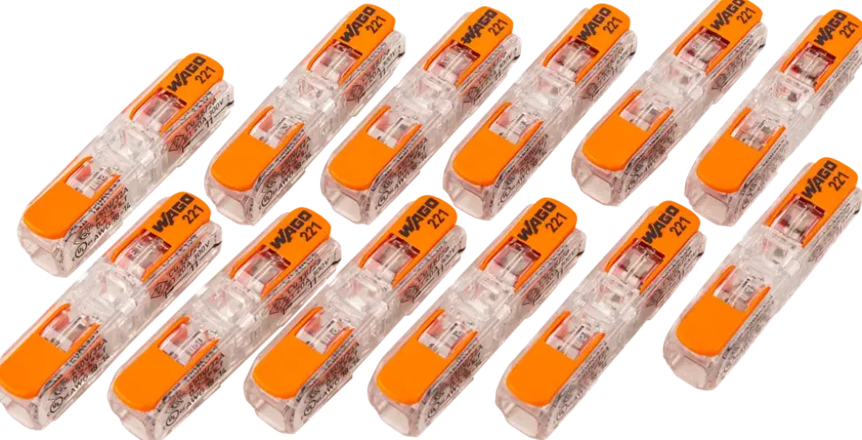 WAGO Fjäderkontakt för 1 tråd 12-pack
