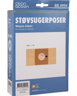 Wasco Clean Dammsugarpåsar för dammsugare 11S