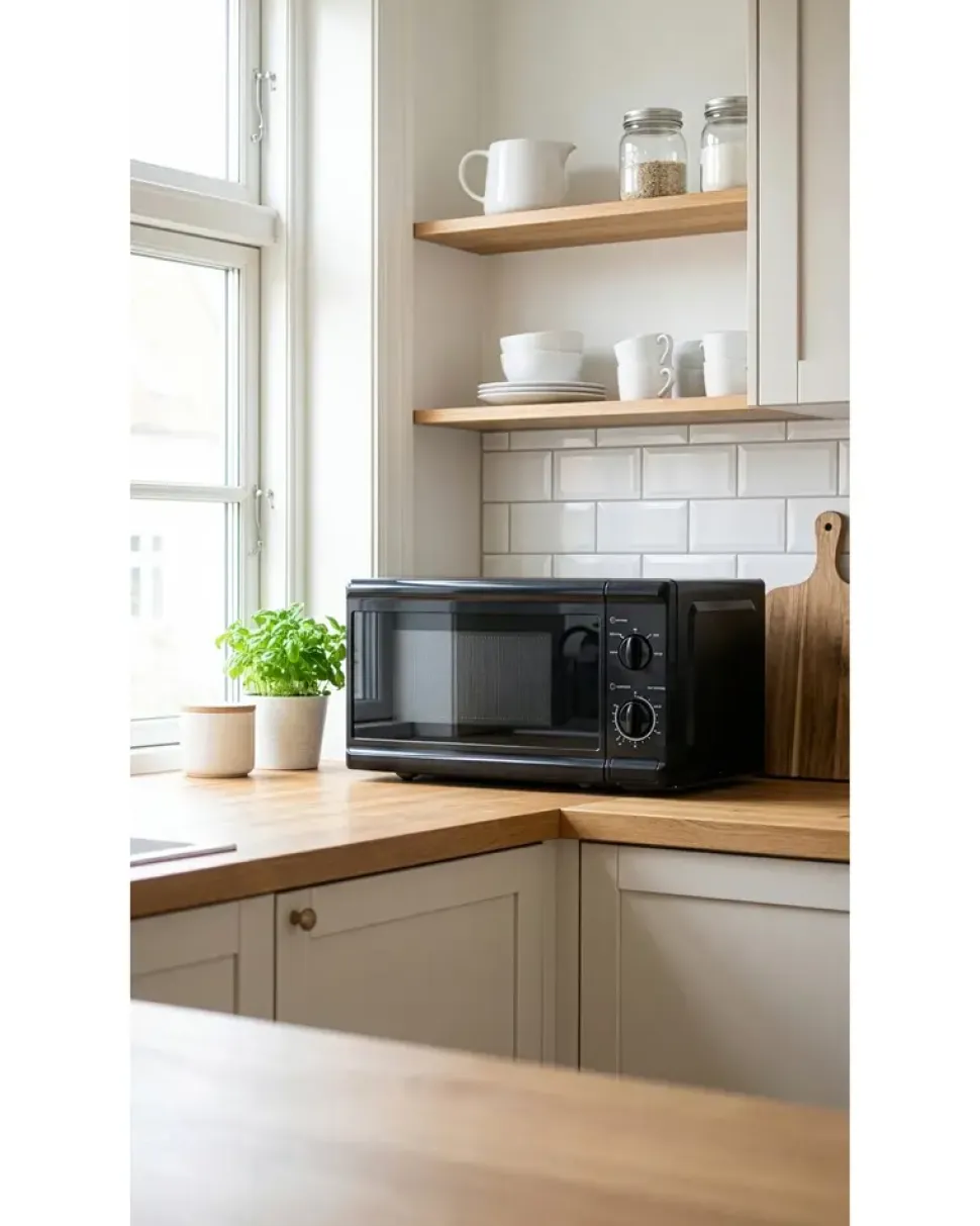 Wasco mikrovågsugn 700 W svart