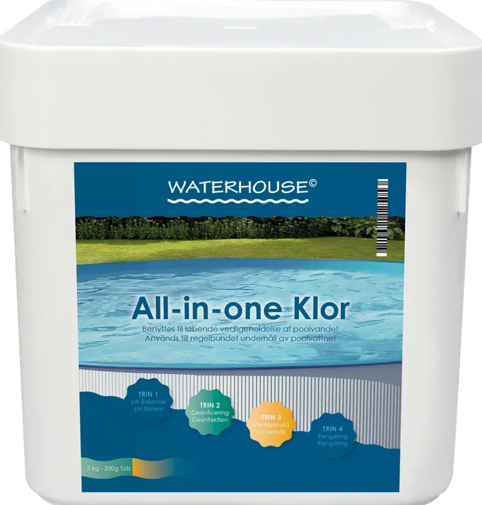 Waterhouse all-in-one klor 5kg