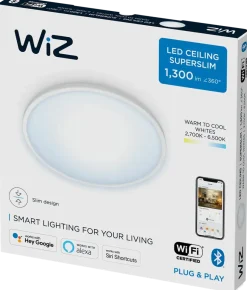 WiZ Plafond superslim Ø25cm 14W - vit