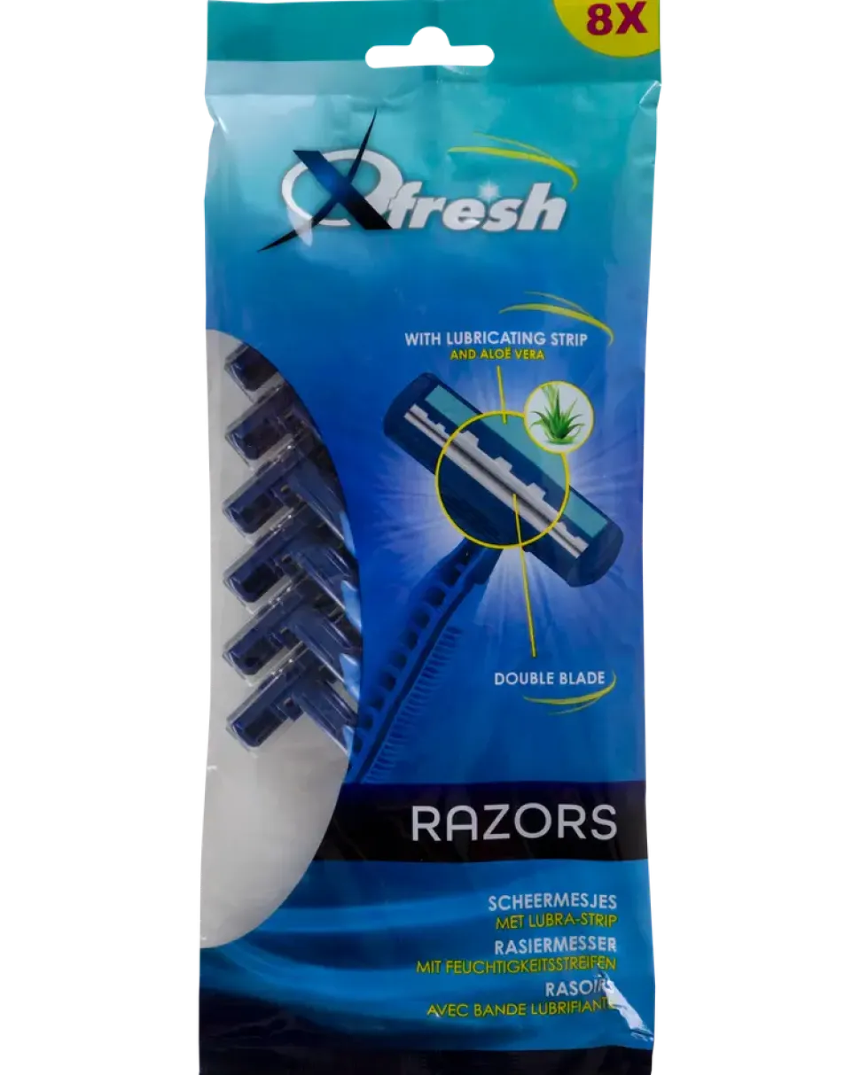 XQFRESH RAKHYVLAR MÄN 8 ST