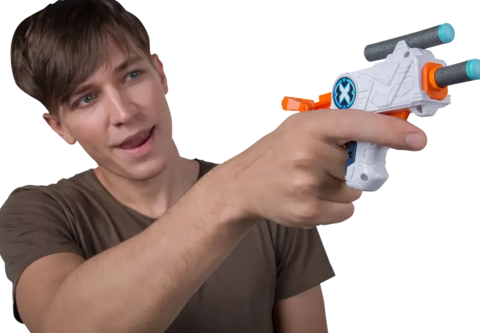 X-shot kickback pistol